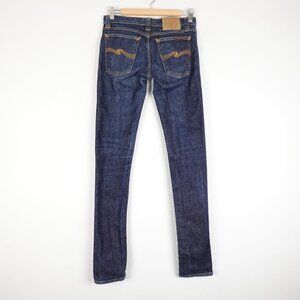 Nudie Tight Long John Denim Stretch Jeans Women's 27x34 (29x34 Actual)